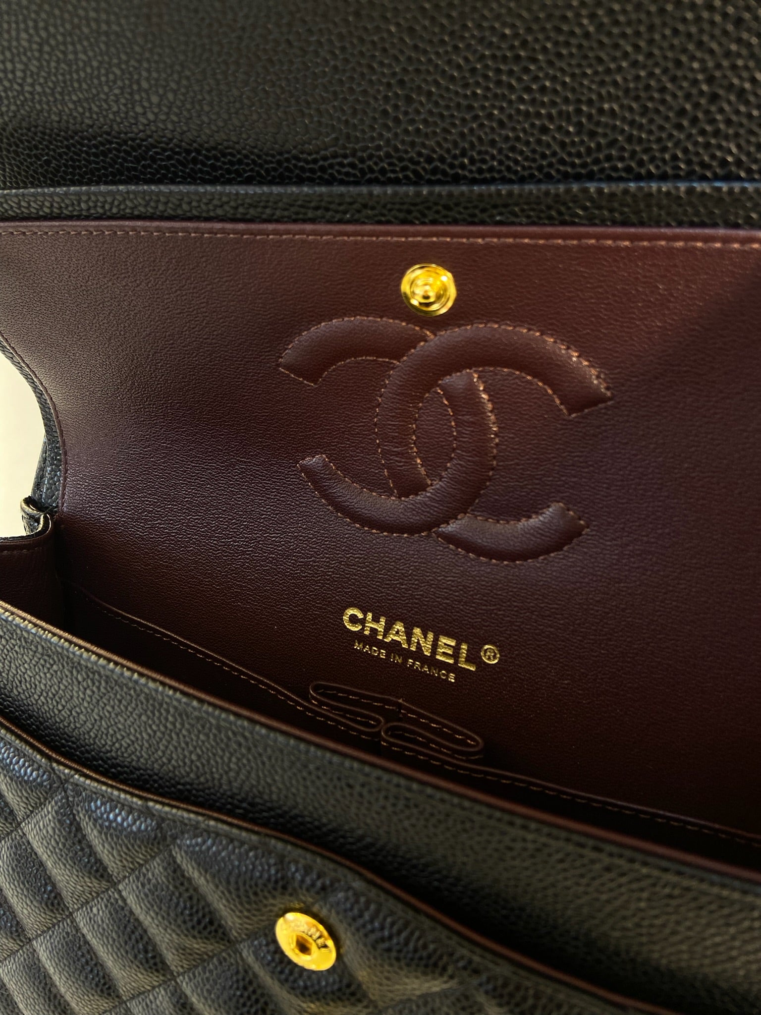 Double Flap Caviar | Chanel