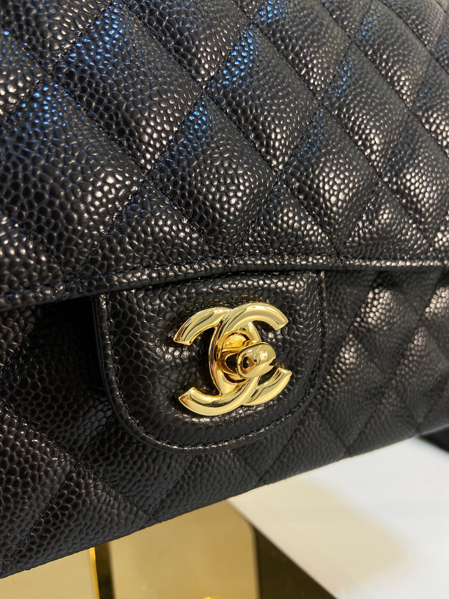 Double Flap Caviar | Chanel