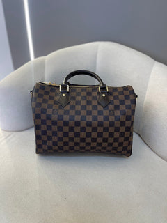 SPEEDY BANDOULIÈRE 30 DAMIER ÉBÈNE