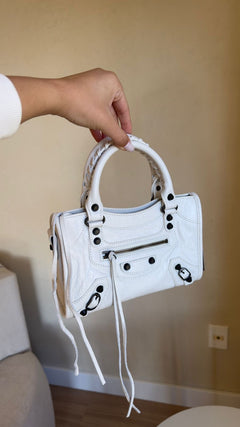 BALENCIAGA LE CITY MINI BRANCA