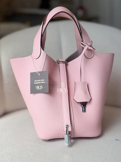 Hermès Picotin 18 Rosa Bebê