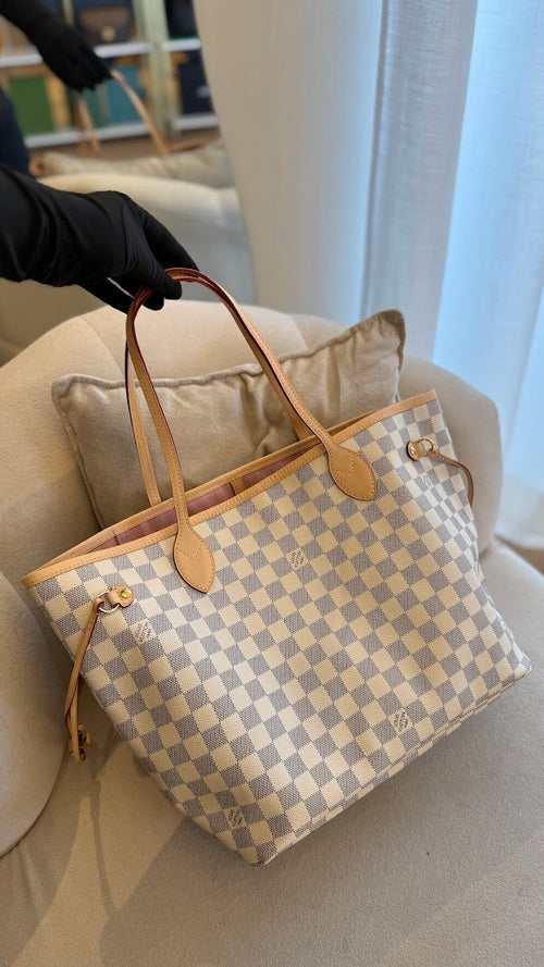 NEVERFULL DAMIER AZUR MM