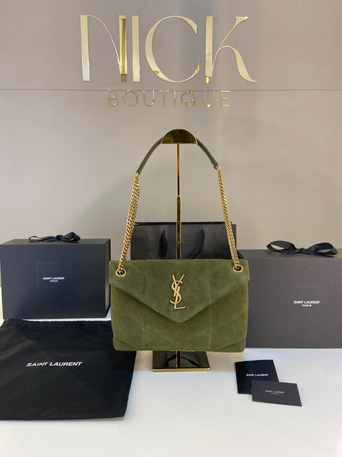 Bolsa Puffer em Camurça | YSL