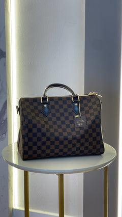 SPEEDY BANDOULIÈRE 30 DAMIER ÉBÈNE