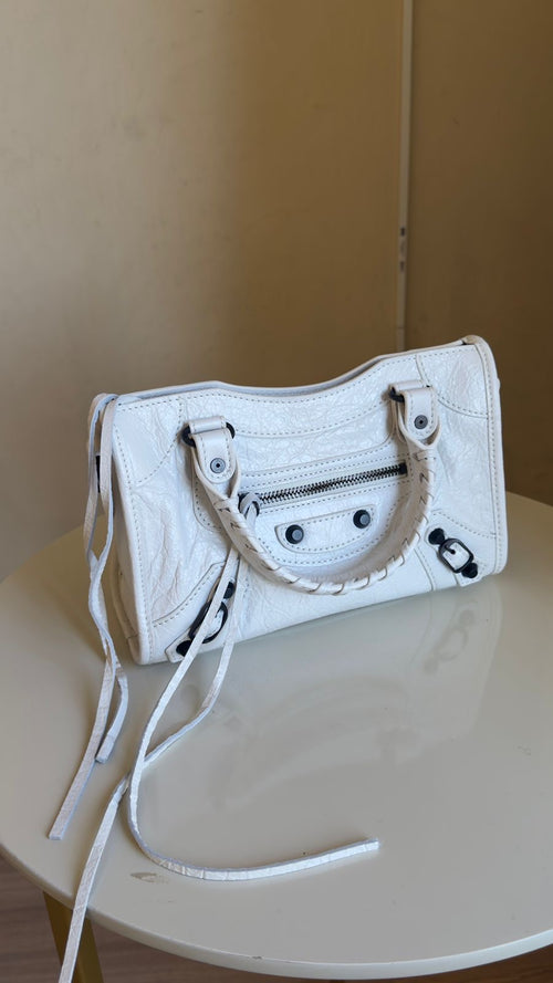 BALENCIAGA LE CITY MINI BRANCA