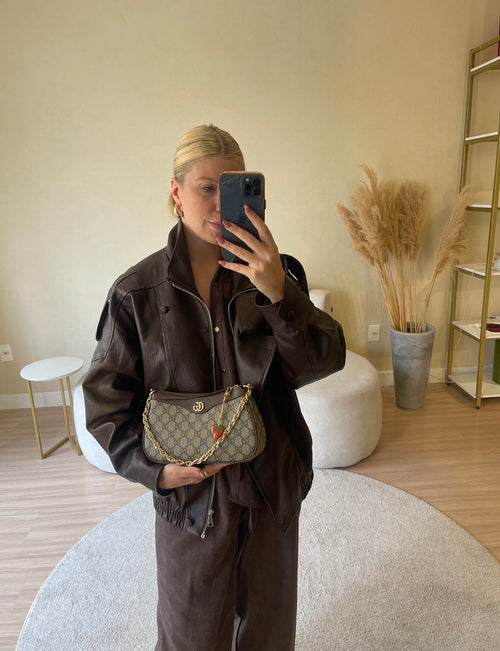 GUCCI OPHIDIA COM CHARM MORANGO