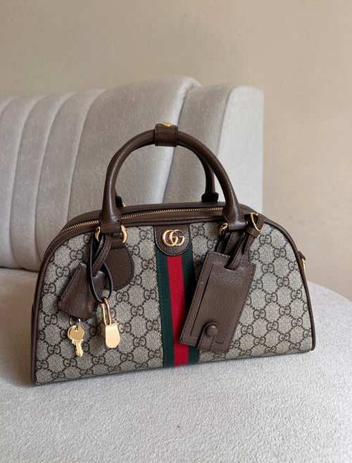 GUCCI OPHIDIA GG TOP HANDLE